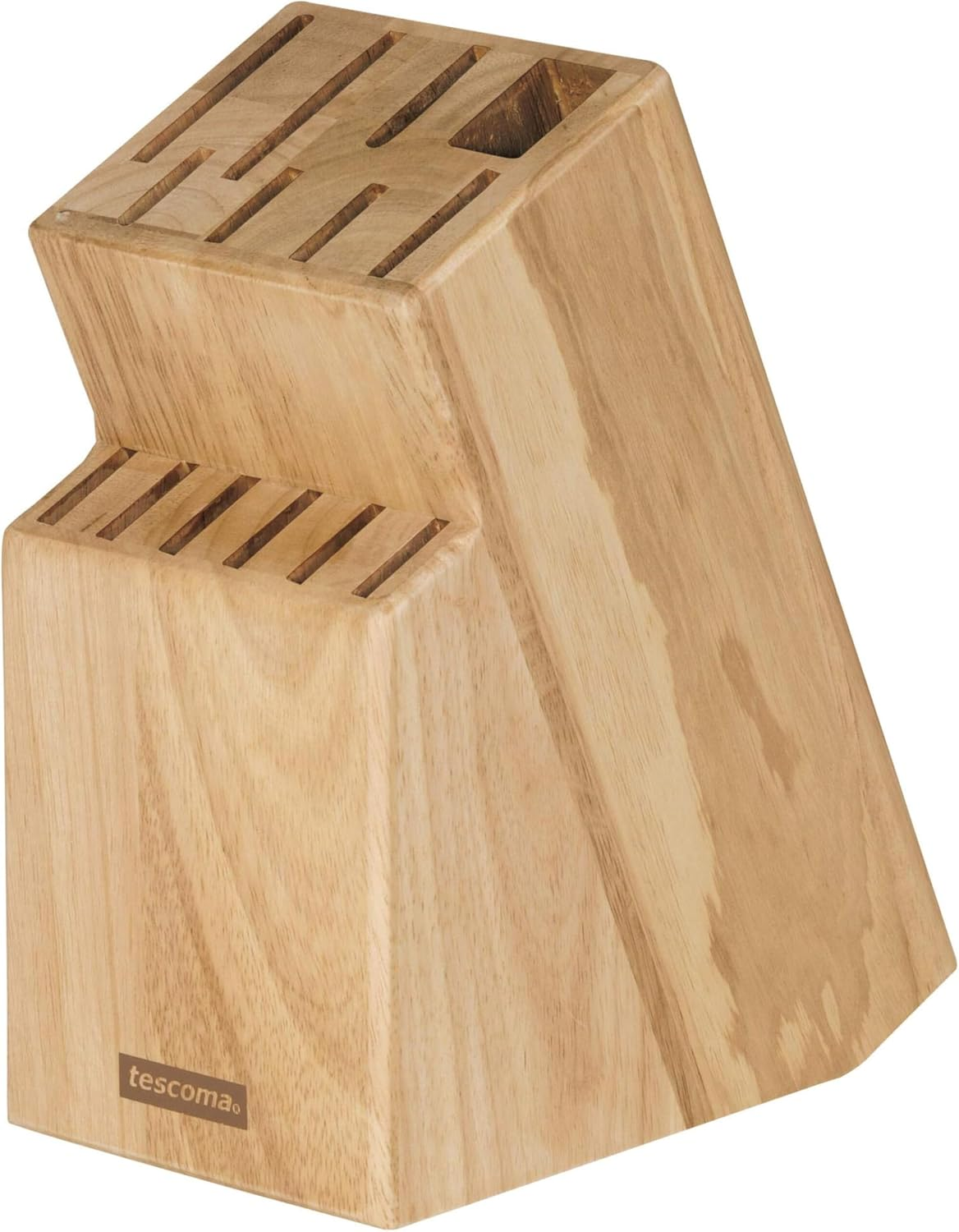 Tescoma Universal Wooden Knife Block without Knives (5 Knives and Scissors/Sharpening Steel) image number 2
