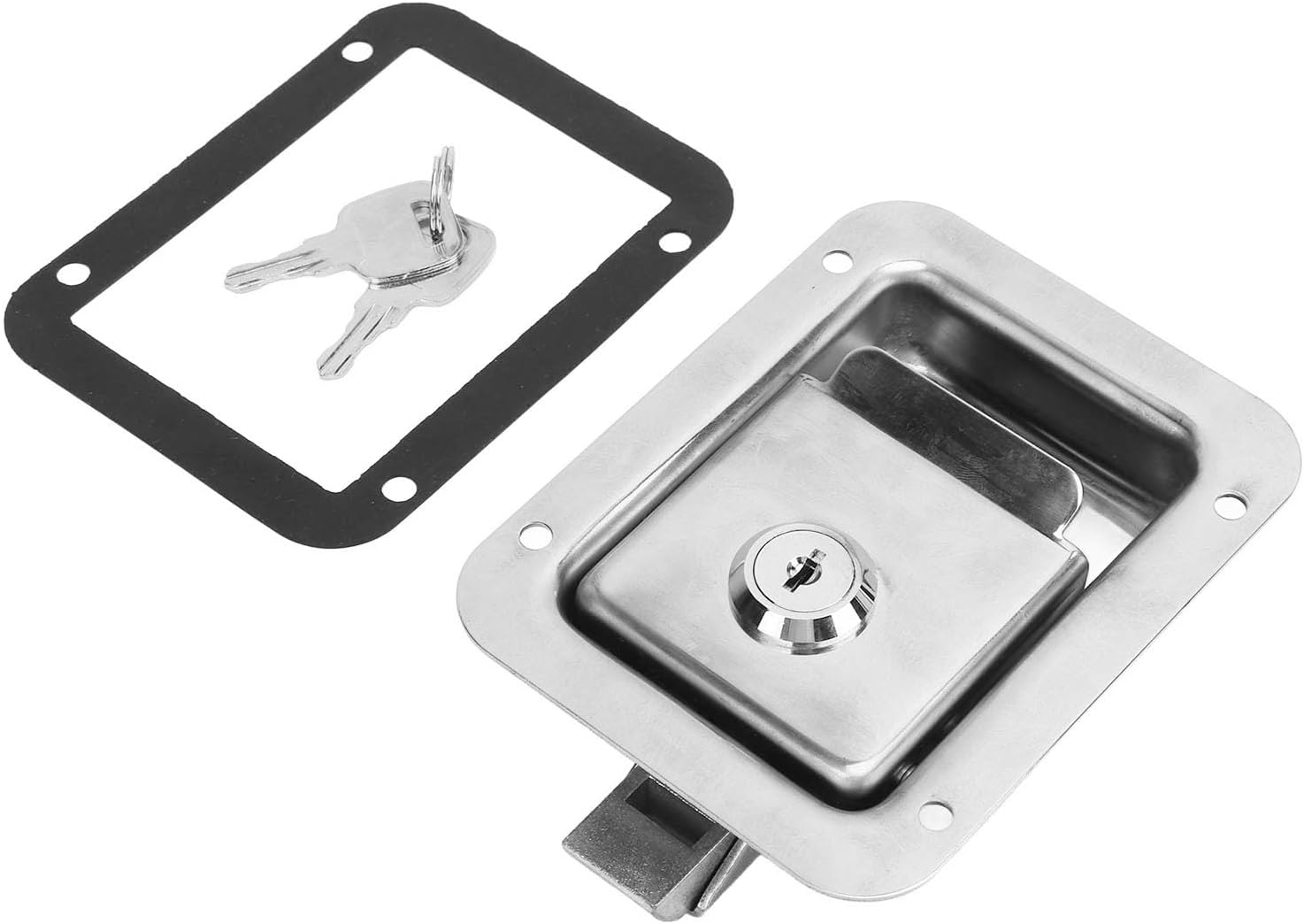 RV Handle Latch Paddle, Solid Handle Knob Deadbolt Paddle for Trailers image number 1