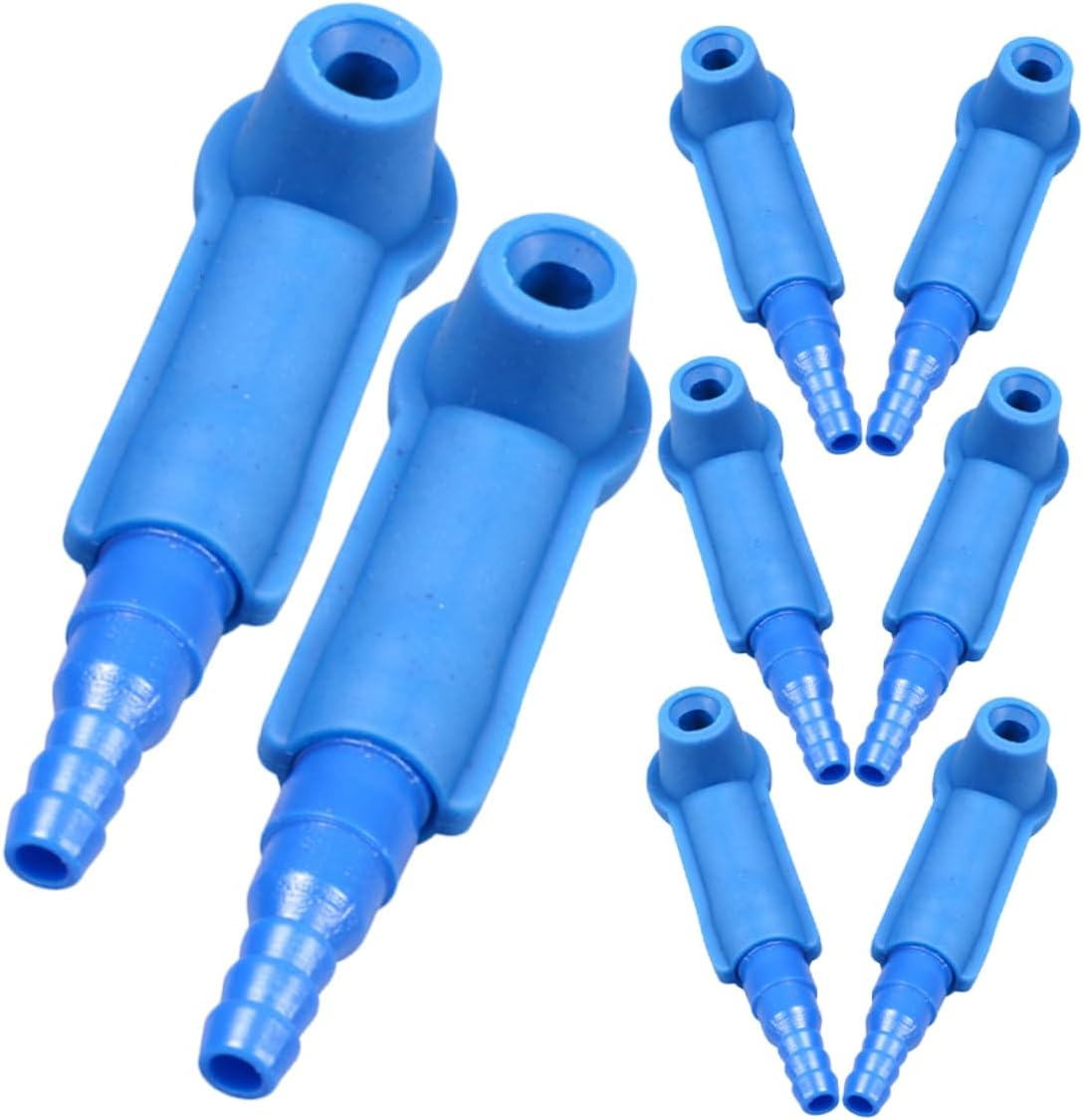 GARVALON 8Pcs Automotive Brake Fluid Bleeder Connector Replacement Tool for Car Accessories image number 5