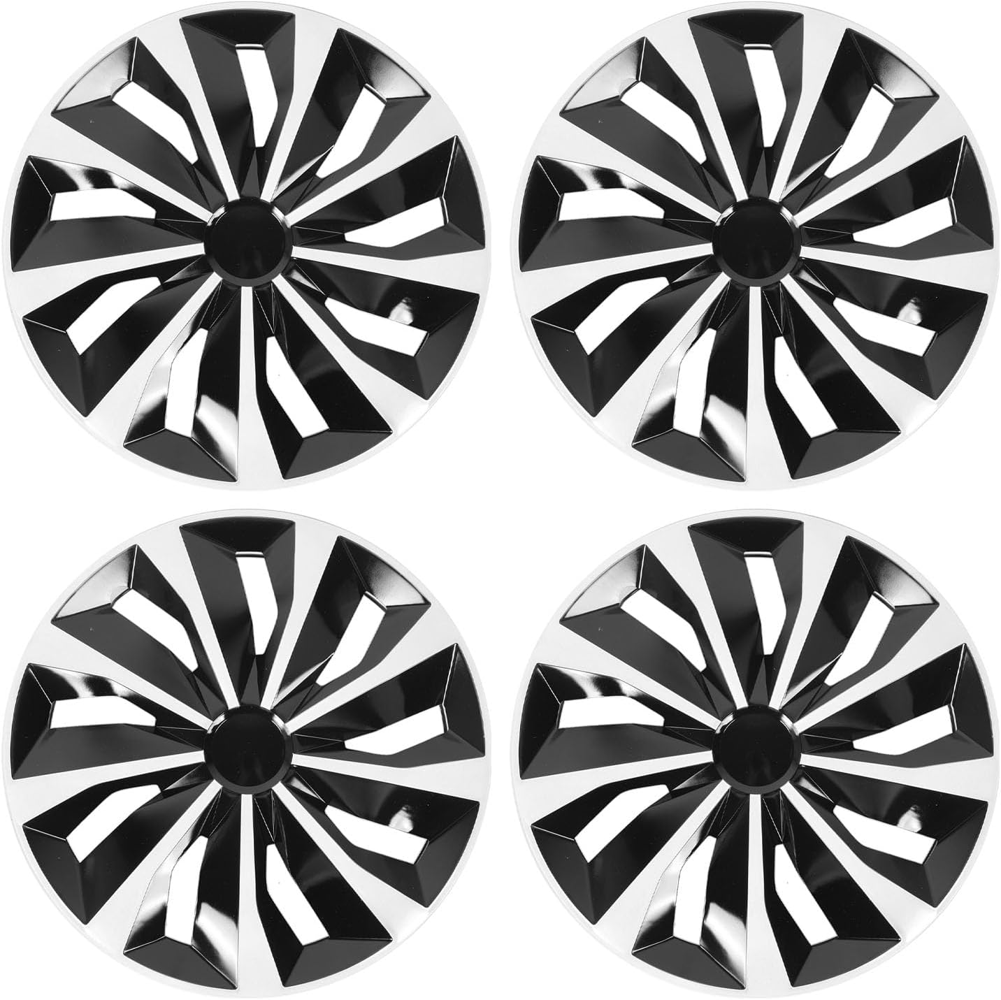 Hubcap Wheel Covers, 4Pcs 16 Inch Full Protect Stylish Look Car Decor Wheel Covers, Suitable for R16 Wheel Rim image number 4