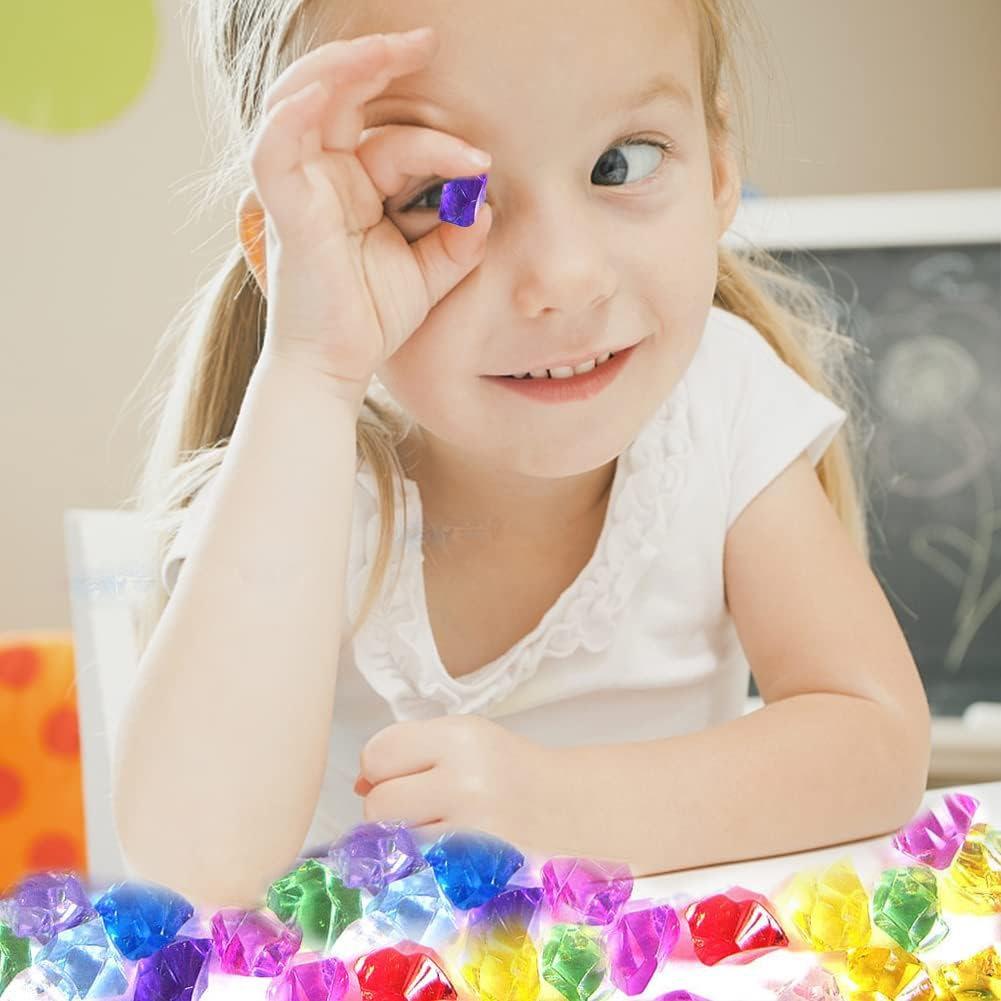 Gems Ice Grains Colorful Small Stones Children Jewels Acrylic Gems Jewels for Home Decoration Wedding Display Vase