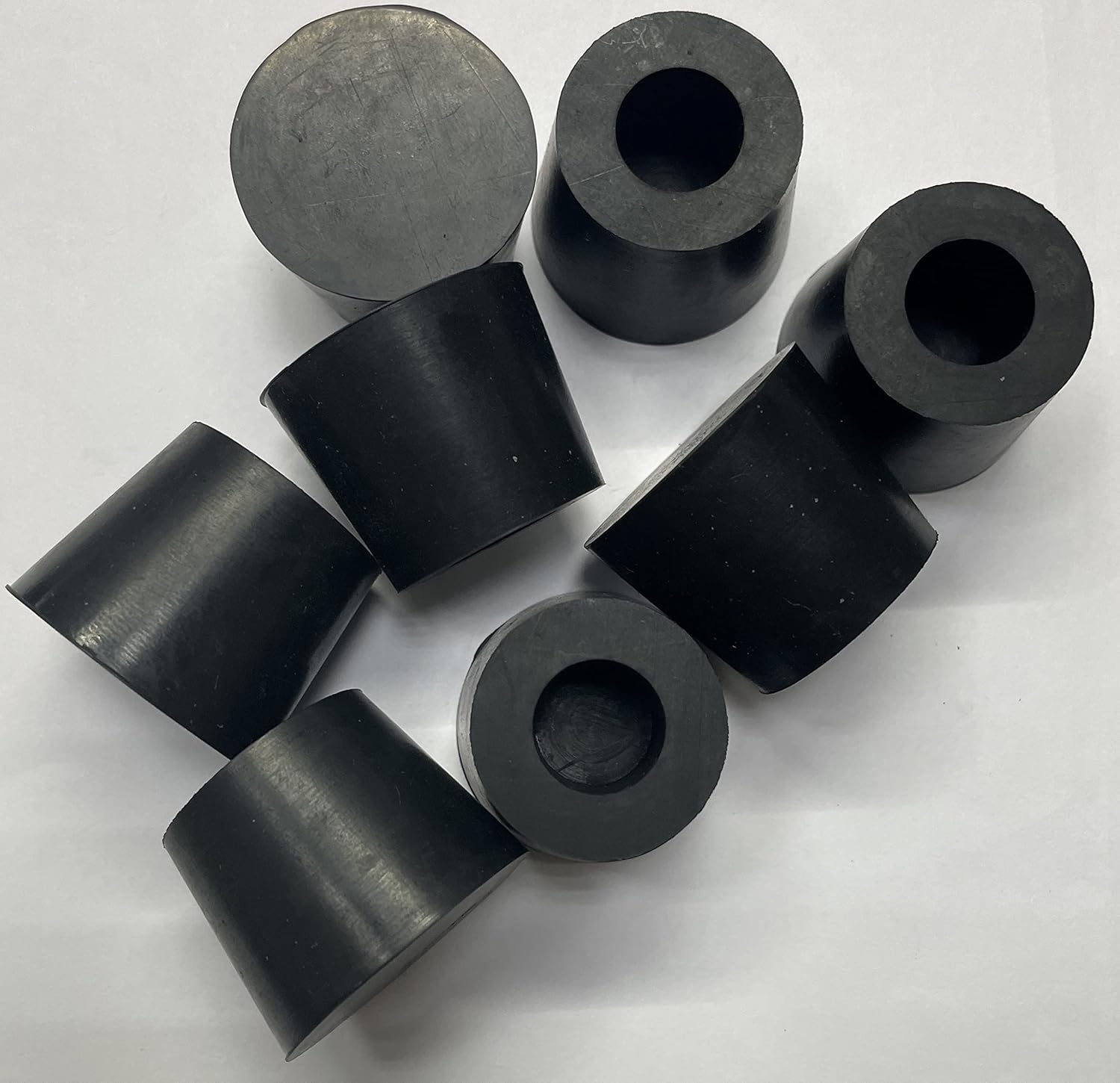 Protection Force for 3/8" 9Mm (Pack of 12) round OD Tubing End Chair Leg Stick Ferrule Furniture Feet Rubber Cap Cup Pad Cover Floor Plug Protectors image number 2