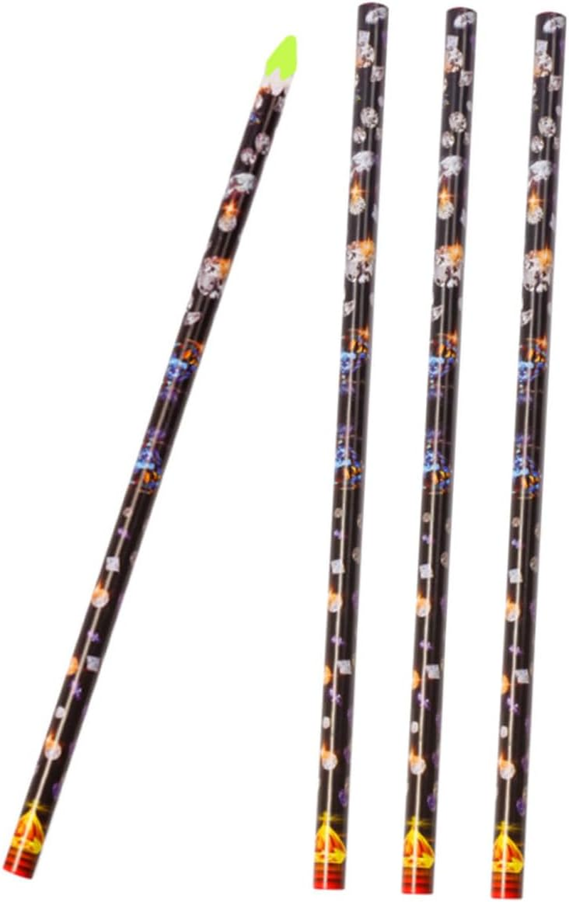 WEKADRIN 4Pcs Rhinestone Picker Wax Pencil Set for Nail Art Includes Yellow White Fuchsia and Fluorescent Green Dotting Tools for Gem Application and Manicure image number 4