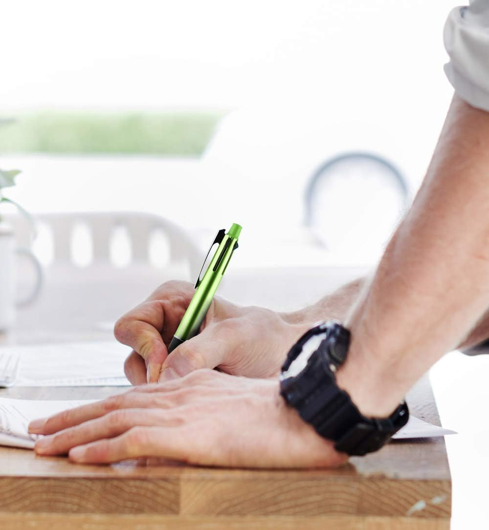 Uni JETSTREAM 4&1 Red, Green, Blue, and Black 0.7Mm Ballpoint Multi Pen and 0.5Mm Mechanical Pencil (Green) image number 2