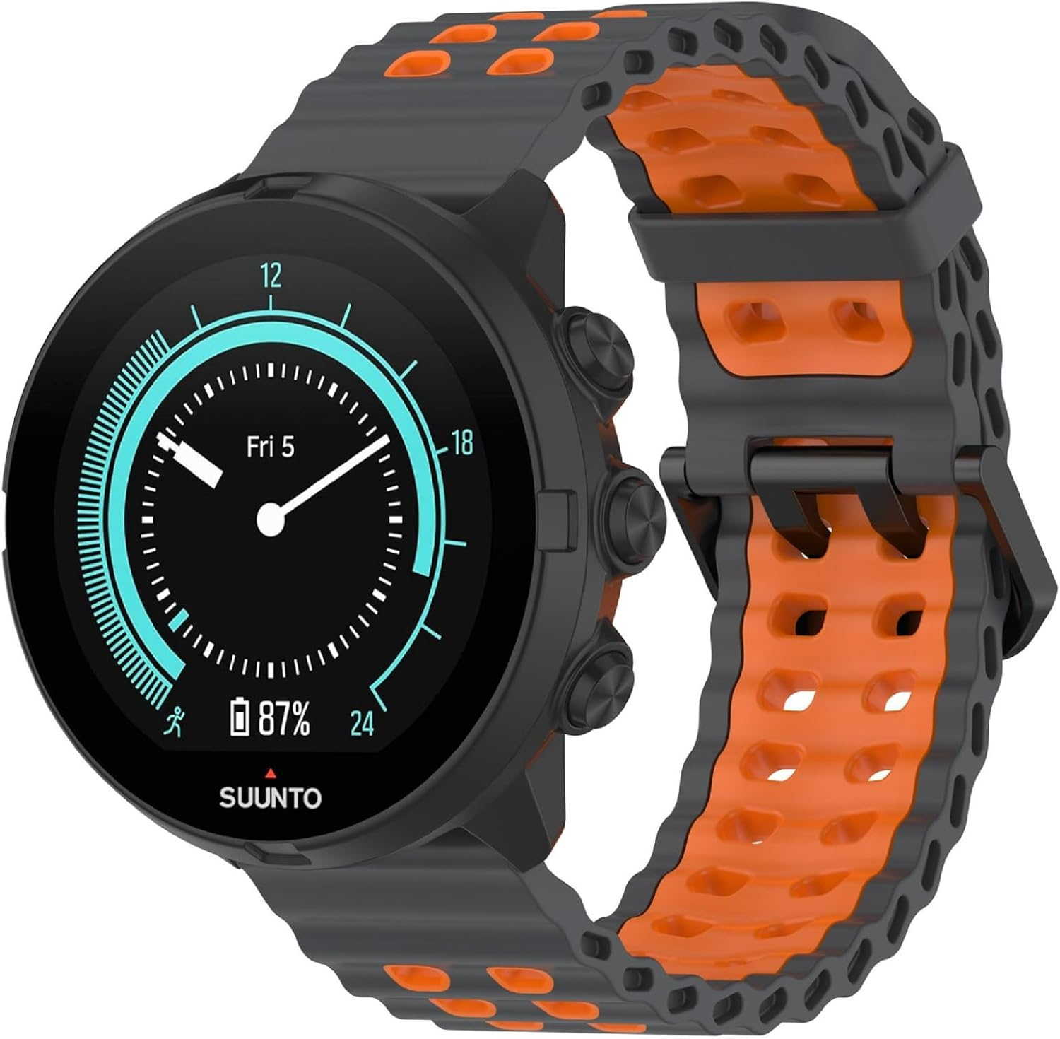 GIOPUEY Strap Compatible with Garmin Venu X1, Soft Silicone Strap, Wear-Resistant, Breathable, Replacement Strap image number 6