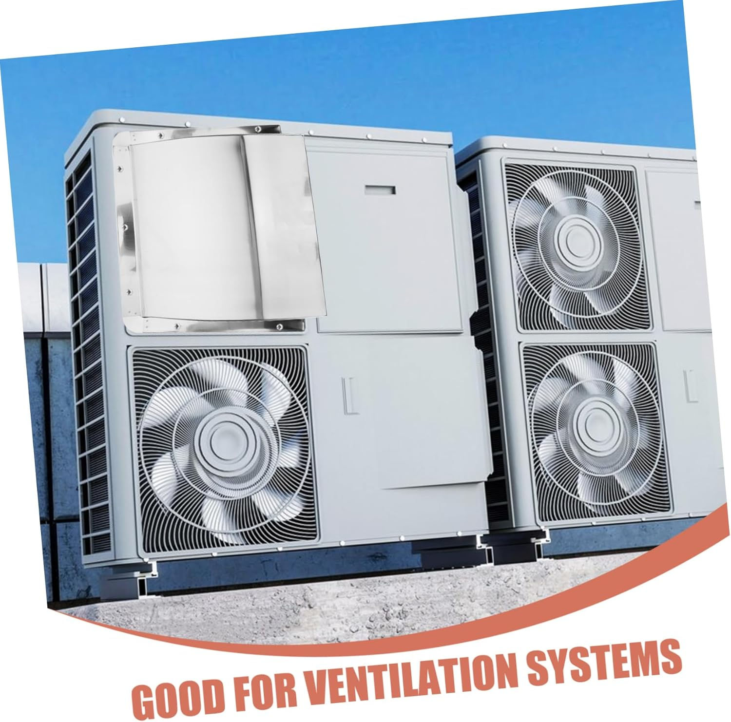 Angoily Stainless Steel Exhaust Hood Vent Exhaust Outlet for Outdoor Kitchen Range Hood Ventilation image number 4