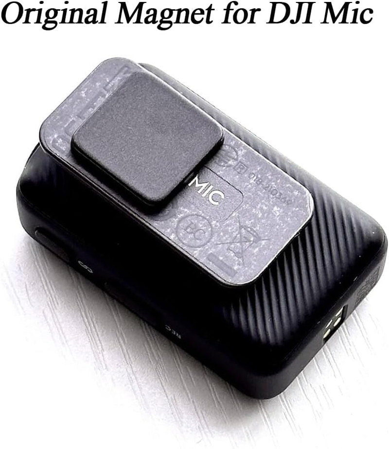 Imusk 1-Piece Original for DJI Mic Clip Magnet, Clothes OEM Magnetic Mounting Accessories for DJI Mic Transmitter(1St Gen), Also Fit DJI Mic Mini and DJI Mic 2 image number 2