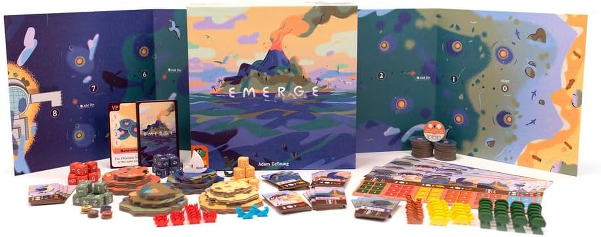 Pandasaurus Games Emerge Board Game for 2-4 Players