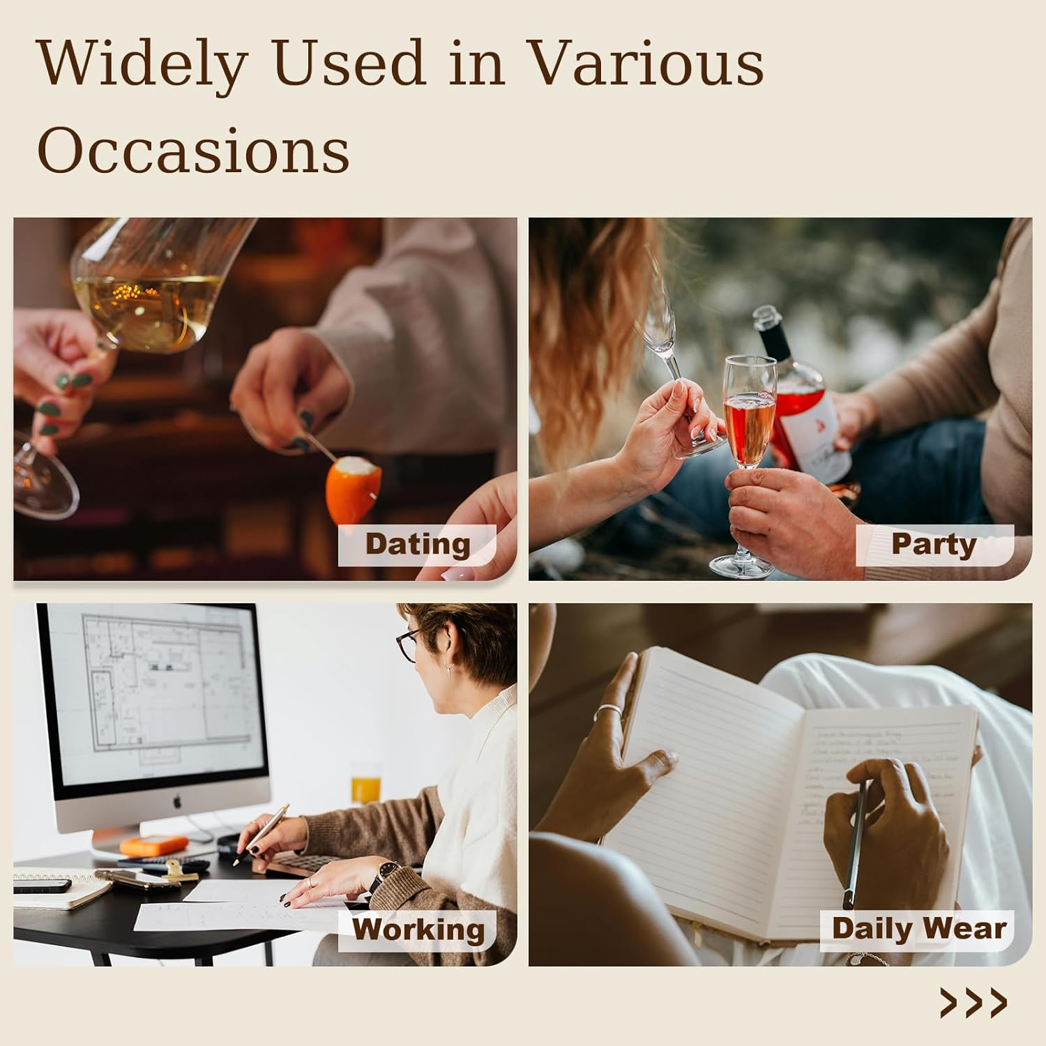 150 Pcs Cat Eye Press on Nails Short 5 Styles round Square Fake Nail Tip Kit Glitter Acrylic Gel False Stick on Manicure DIY Natural for Women Girl - Mixed-4 image number 3