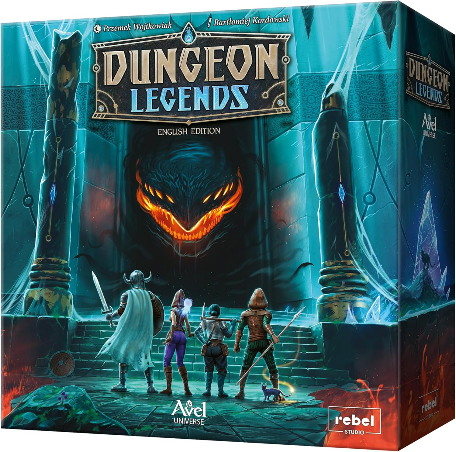 Rebel | Dungeon Legends | Board Game | Campaign Game | 1-4 Players | Ages 10+