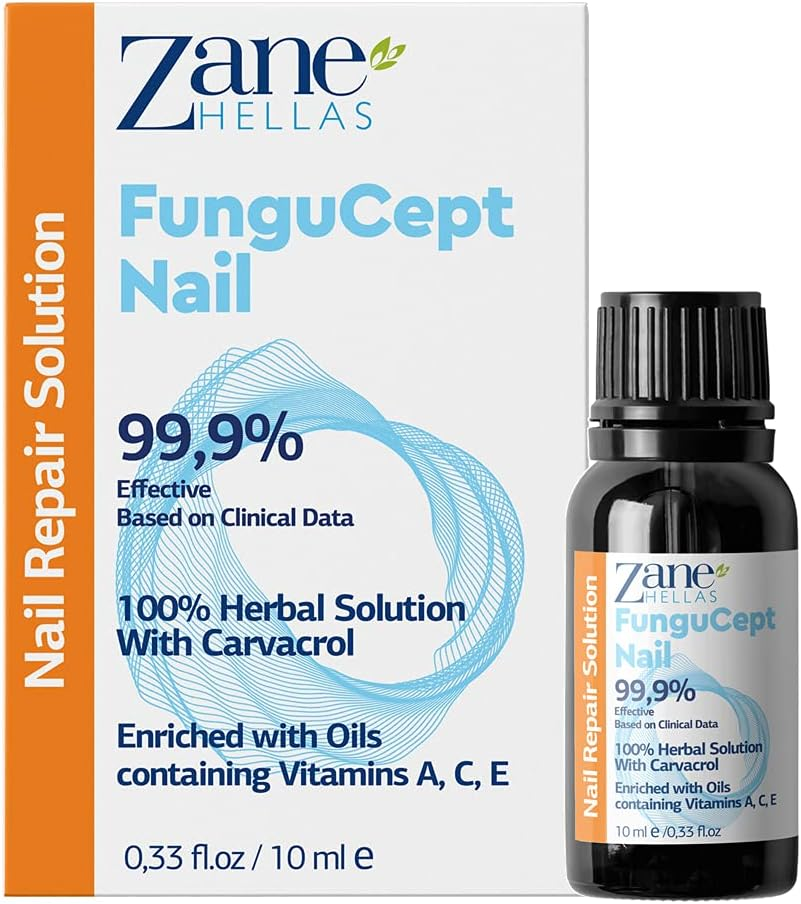 Zane Hellas Fungucept Nail. Fungal Nail Solution. Fungus Nail Solution for Discolored, Thickened, Crumbled and Fungi Nails. Visible Results in 4 Weeks.0.33 Oz -10Ml image number 4
