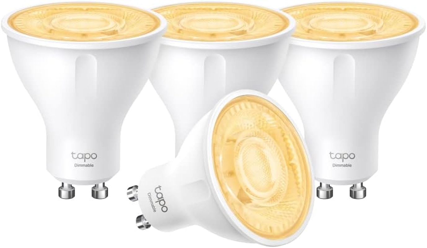 Tp-Link Tapo Smart Wi-Fi Spotlight, Warm Light, Dimmable - GU10, 3.7W, No Hub Required, Works with Amazon Alexa and Google Home, Remote Control, Energy Class A+ (Tapo L610(4-Pack)) | AU Version | image number 4