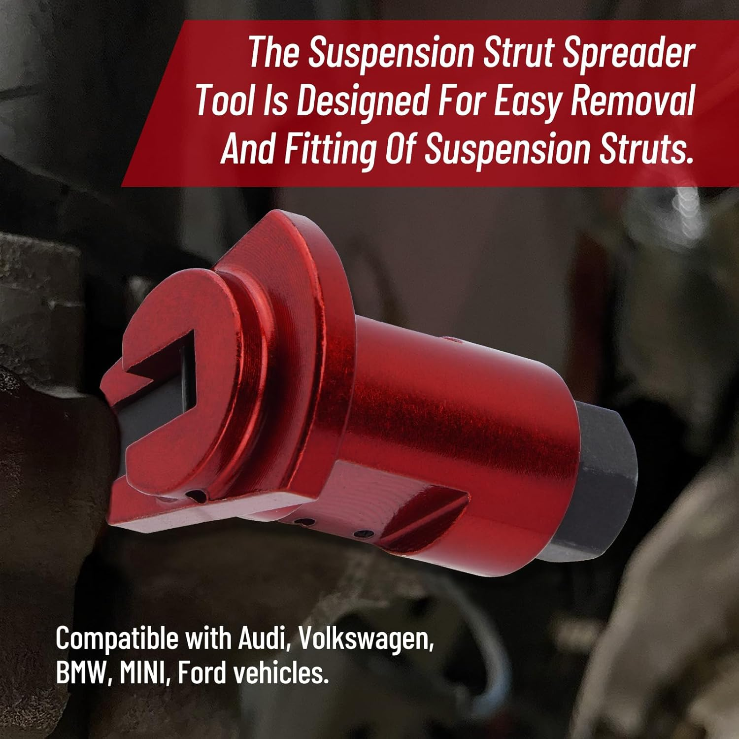 SPARKWHIZ Strut Spreader Tool, Suspension Strut Knuckle Spreader 5.0 &ndash; 10.5 Mm + Suspension Strut Spreader Socket Tool image number 4