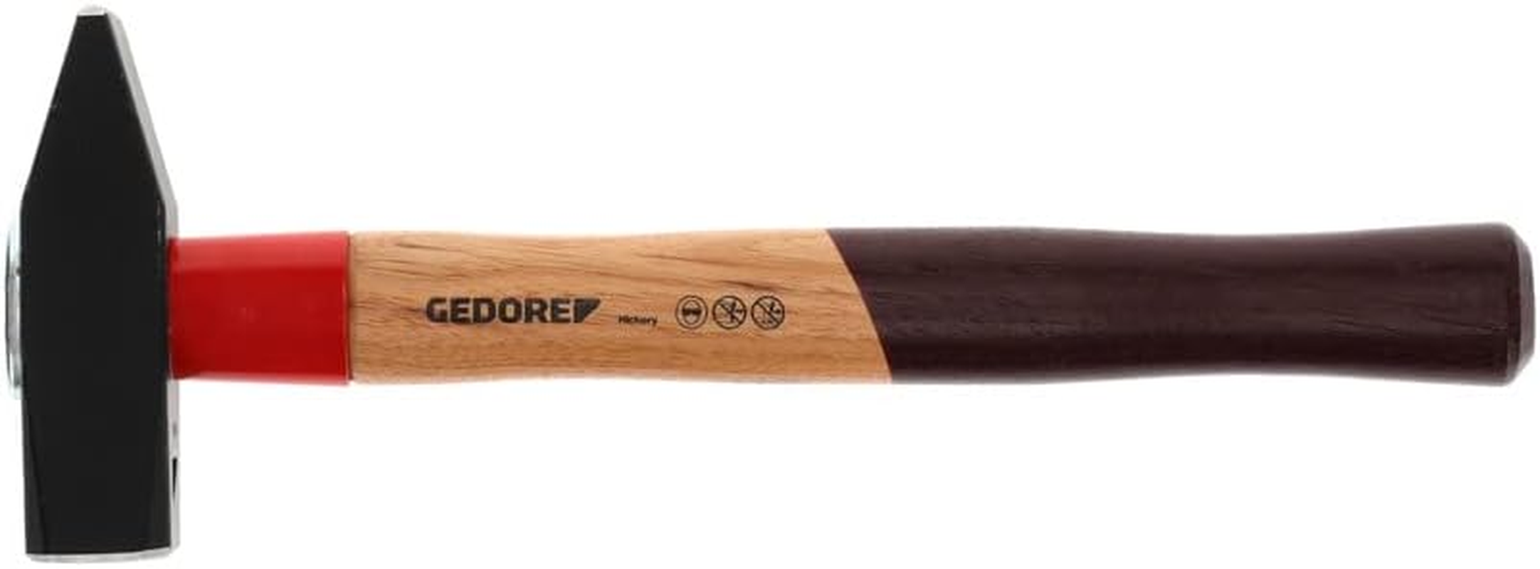 Gedore 600H-800 800 G Rotband Hickory Engineers' Hammer - Brown/Red/Bordeaux image number 1