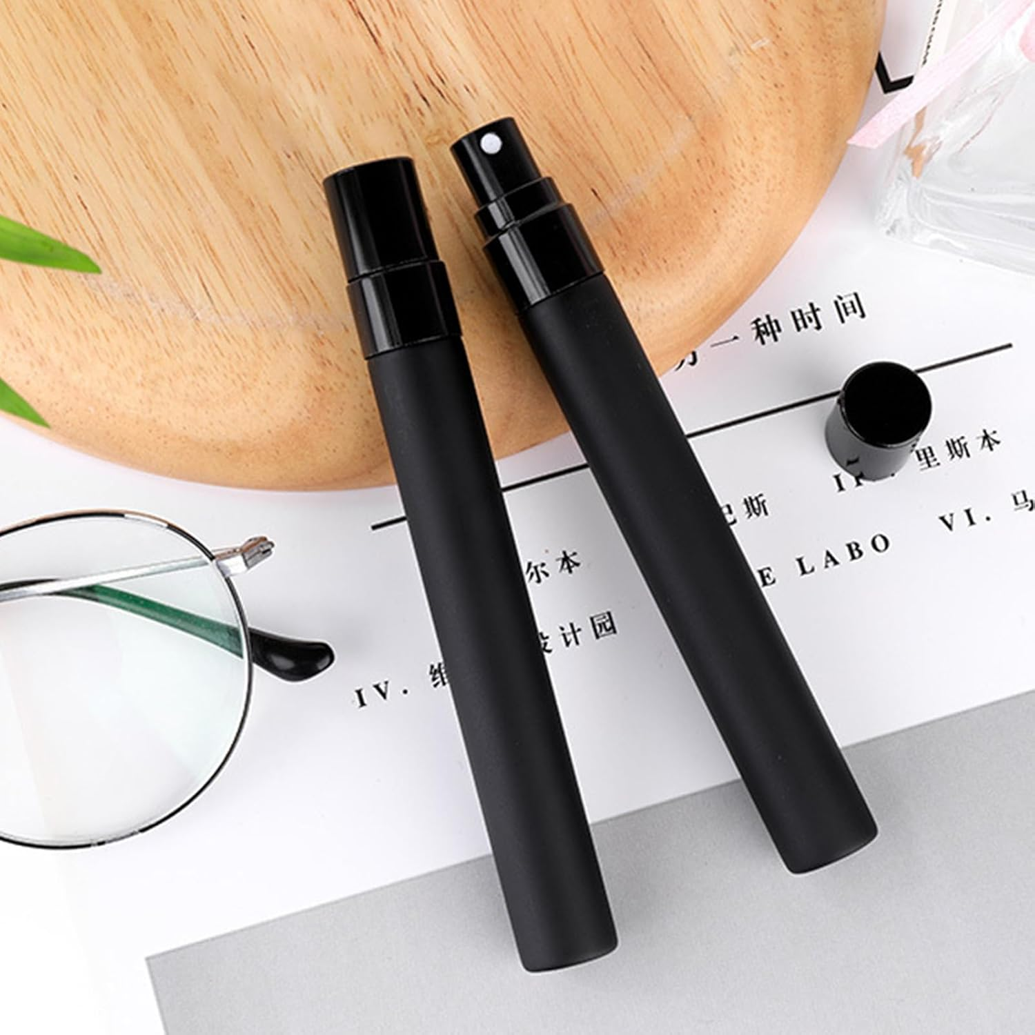 Mini Refillable Perfume Bottle - Frosted Bottle, Pocket Atomizer | 5Ml/10Ml Compact Mist with Leakproof Cap, Refillable Fragrance Spray for Purse or Daily Carry-On Use on The image number 5