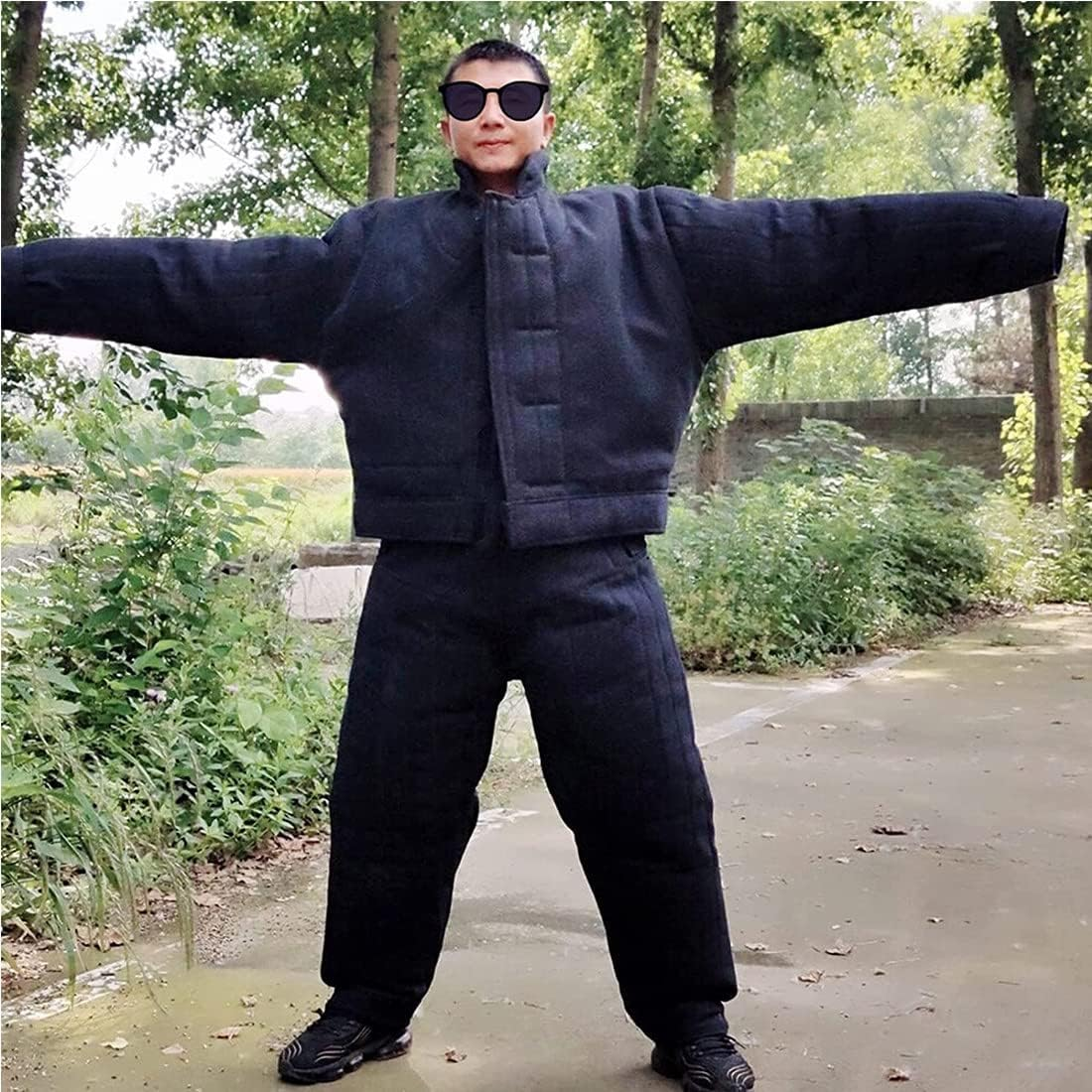 Dog Training Suit, Training Dog Protective Clothing, Professional Anti-Dog Bite Clothing, Police Dog Training Bite Suit Jacket, for Medium Large Dogs Bite Training,S image number 1