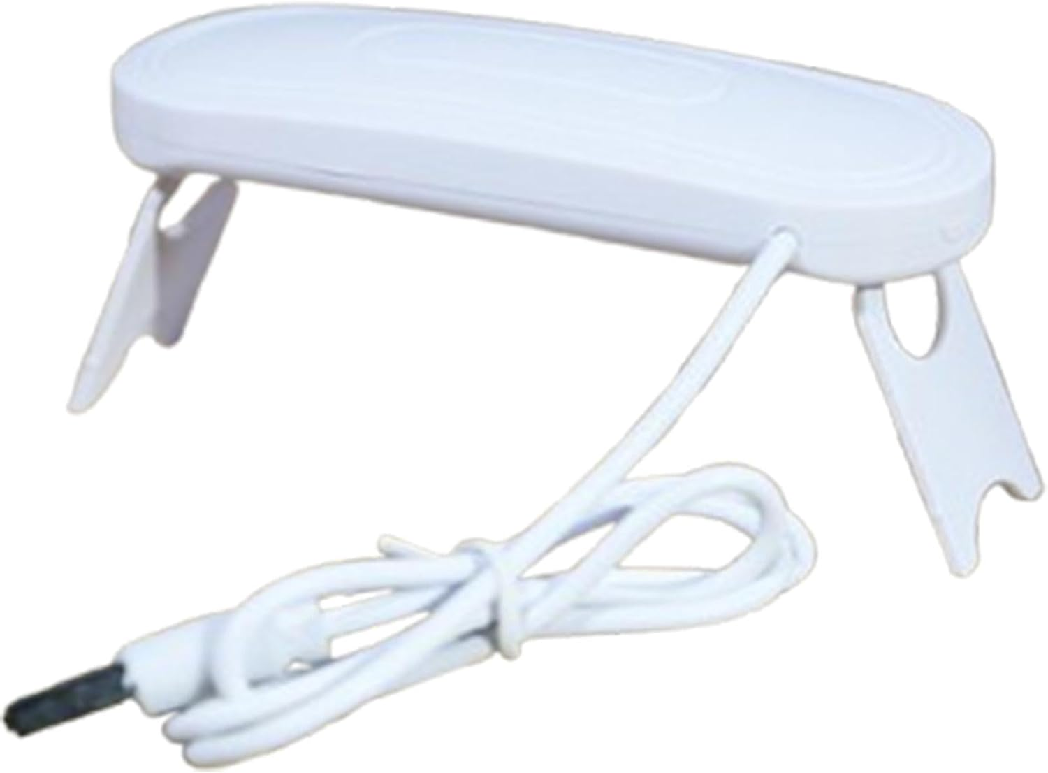 YRTUOP Nail UV Light - Safe LED Nail Lamp, Fast Drying Gel Nails, White, ABS Material, 6 LED Lights, Tabletop, USB Powered image number 1