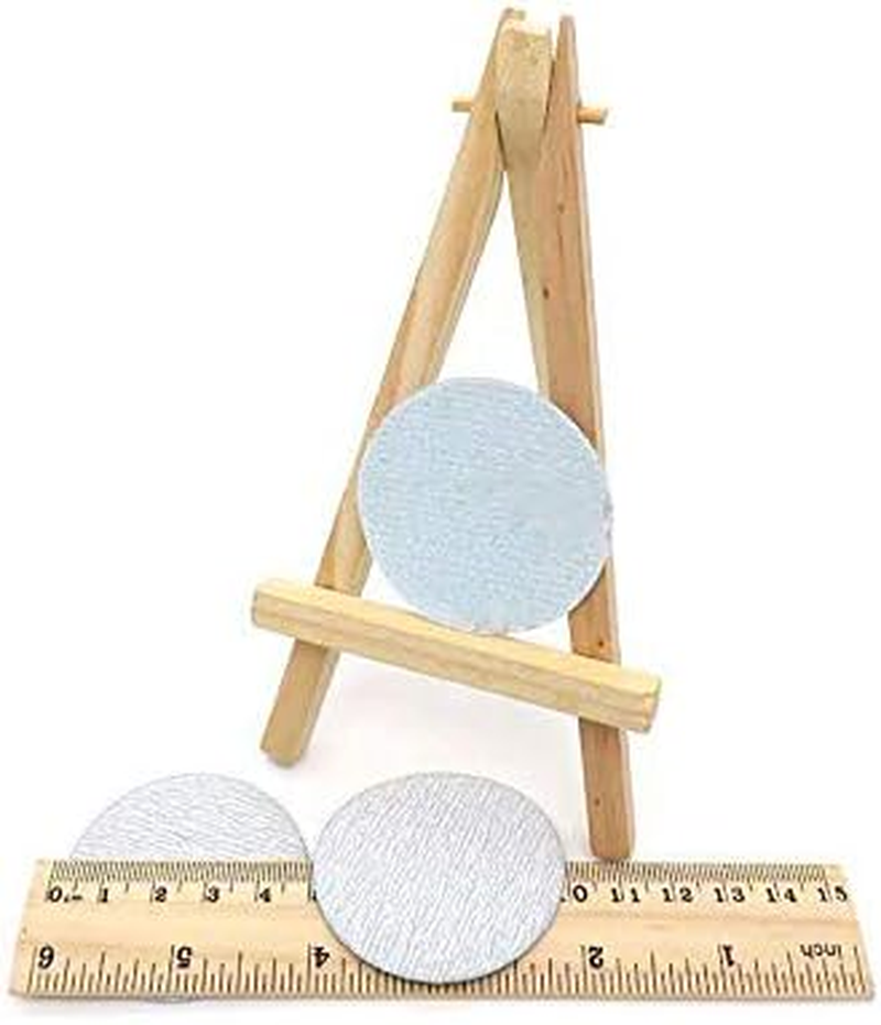 Bowl Sander, Sanding Tool for Woodworking, with 2 Inch Hook and Loop Sanding PU Pad and 11.8 Inch Long Hardwood Handle, Total 50 Pcs Sandpaper Discs in Grits 80/120/150/180/240 image number 5