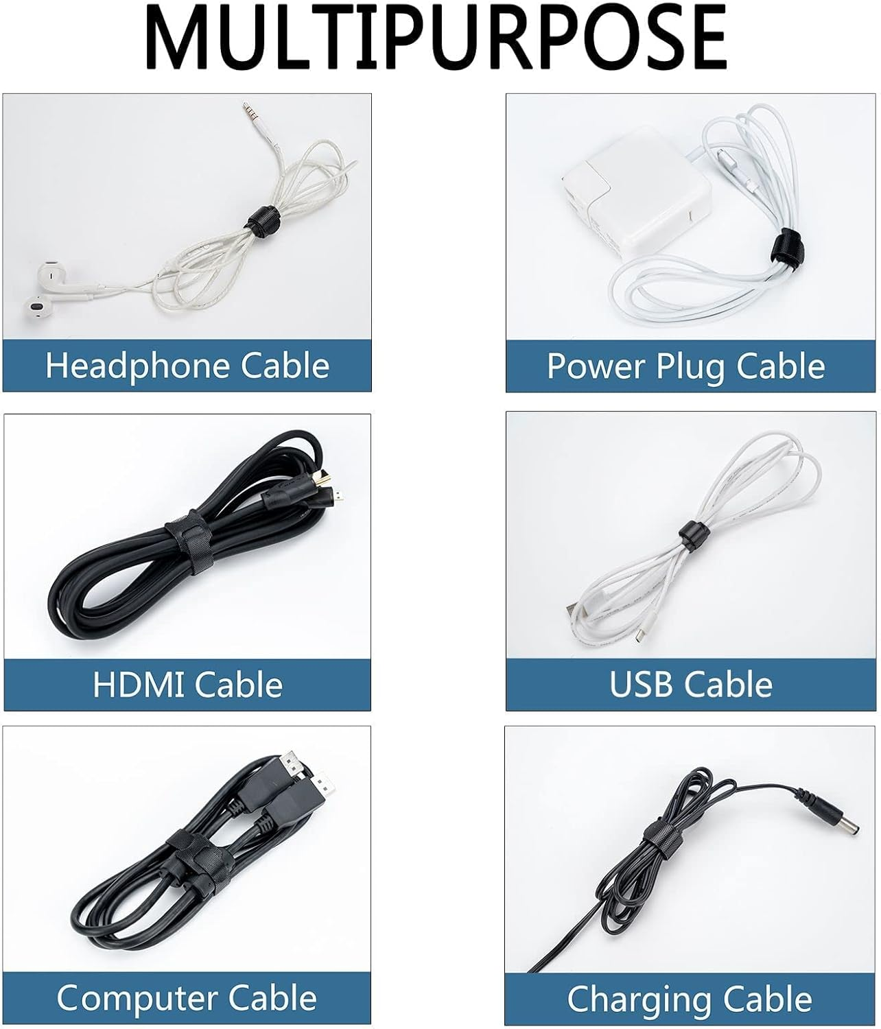 Jdox 60Pcs 6 Inch Reusable Fastening Cable Ties, Nylon Adjustable Tie Wrap, Releasable Cable Management Organizer Ties (150Mm X 12Mm, Black) (100 Pieces, Black) image number 1