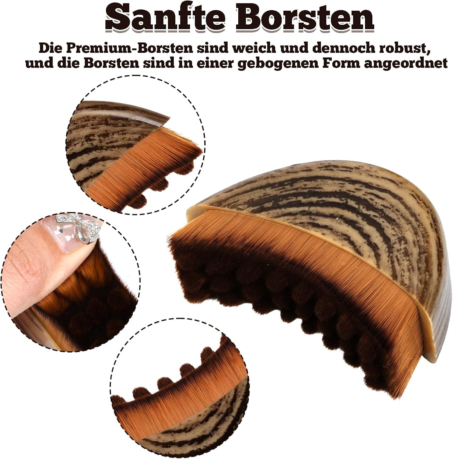 Lymphatic Face Brush, Ergonomic Face Brush, Lymphatic Drainage Massager, Contour Chin with Storage Box, Dry Brush, Face Contouring Improvement (8 X 6 Cm, Piece, 1) image number 2