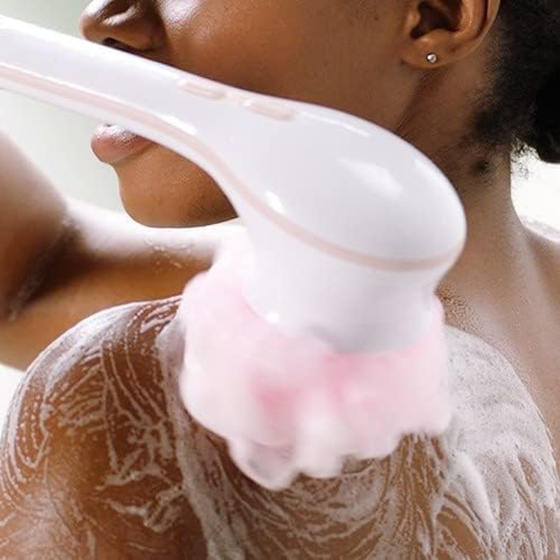 Flawless Cleanse Spa, Electric Body Brush- with 3 Multi-Purpose Cleansing Heads for a Full Body Spa Experience image number 6