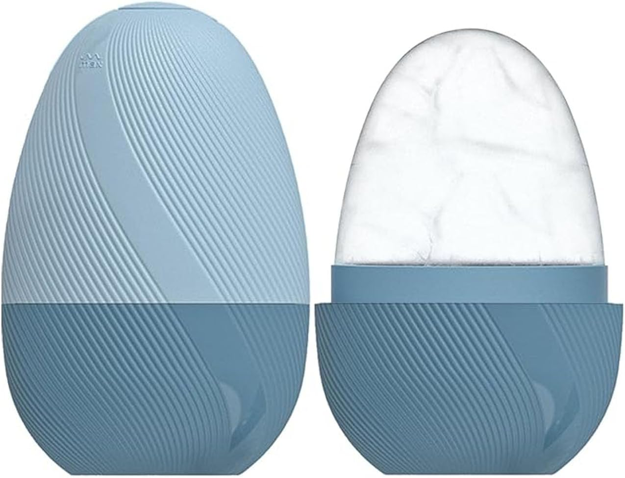 EOMECUIGAO Ice Cube Roller Massager for Face Silicone Ice Roller Massage Lift Firm & Brighten Face(Blue) image number 1