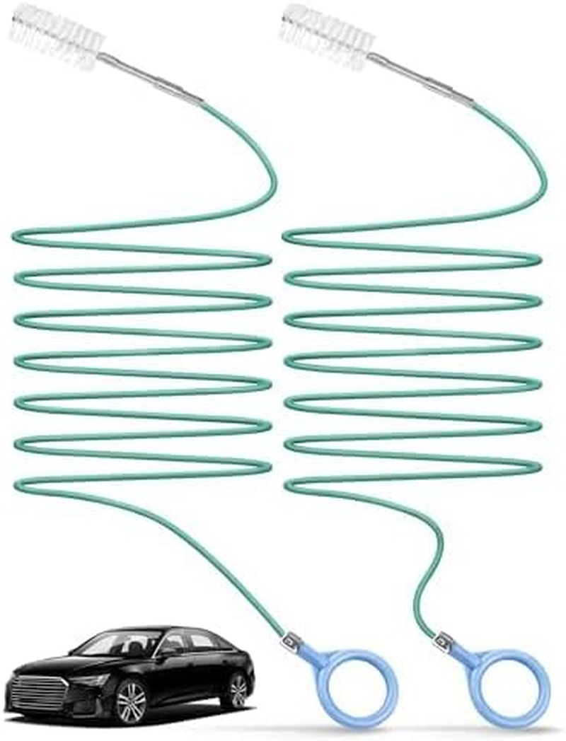 2-Packs Auto Sunroof Drain Cleaning Tool, 78 Inch Flexible Drain Brush Pipe Cleaners for Car, Tube Cleaning Brush Slim Drain Dredging Tool Perfect for Car Sunroof, Windshield Wiper Drain Hole image number 4