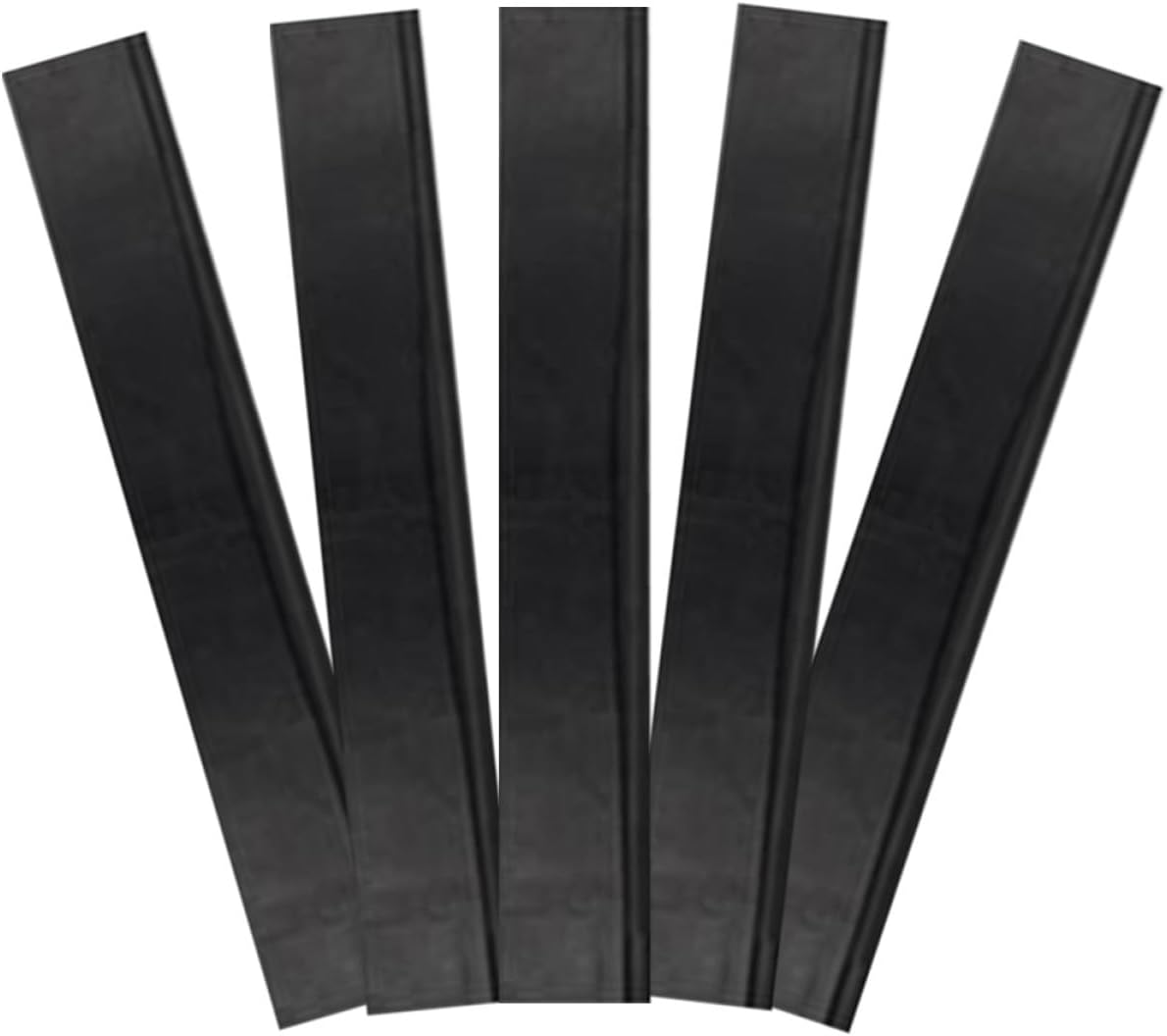 LIFKOME 5Pcs 35Cm Replacement Rubber Squeegee Strips for Windows and Shower Doors, Flexible Sturdy Squeegee Blades for Window Cleaning Tool Set