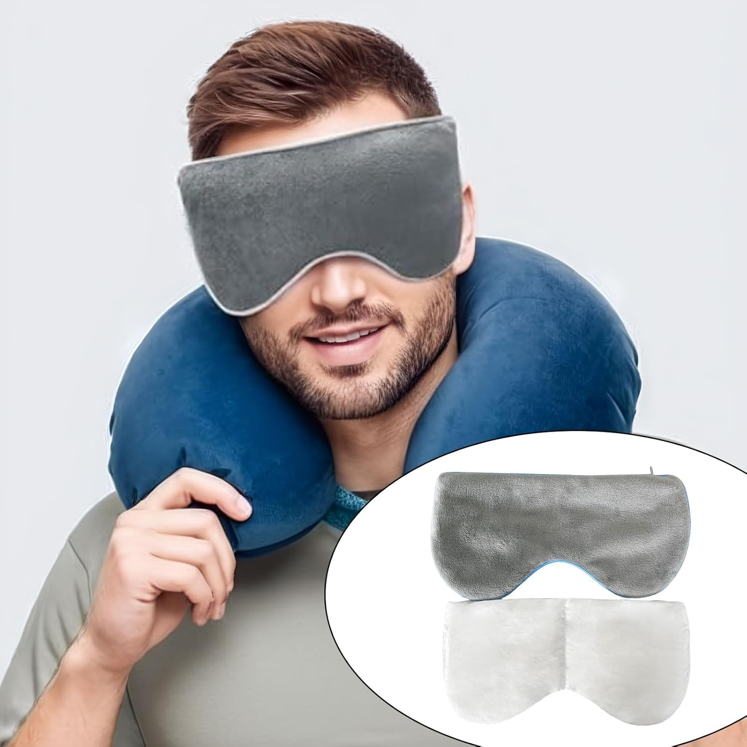 Heated Eye Mask, Soothing Steam & Cooling Therapy for Dry Eyes, Weighted Sleep Mask, Apply for Dry Eyes, Migraine Relief,Eye Treatment