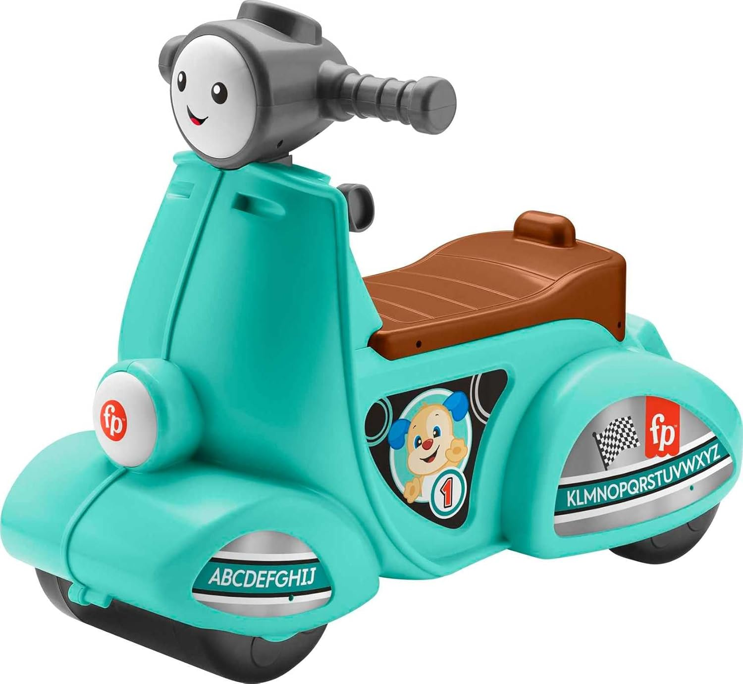 Fisher-Price Toddler Ride-On Toy Laugh & Learn Smart Stages Cruise along Scooter with Lights Music & Learning for Infants Ages 1+ Years image number 5