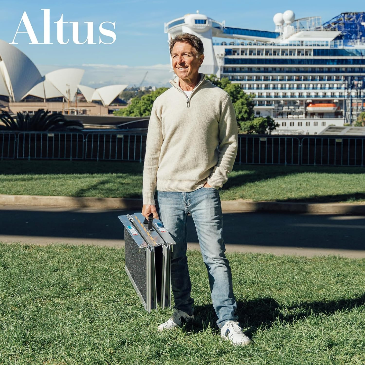 Altus 152CM 5FT Ramp Aluminum Folding Wheelchair Ramp image number 2