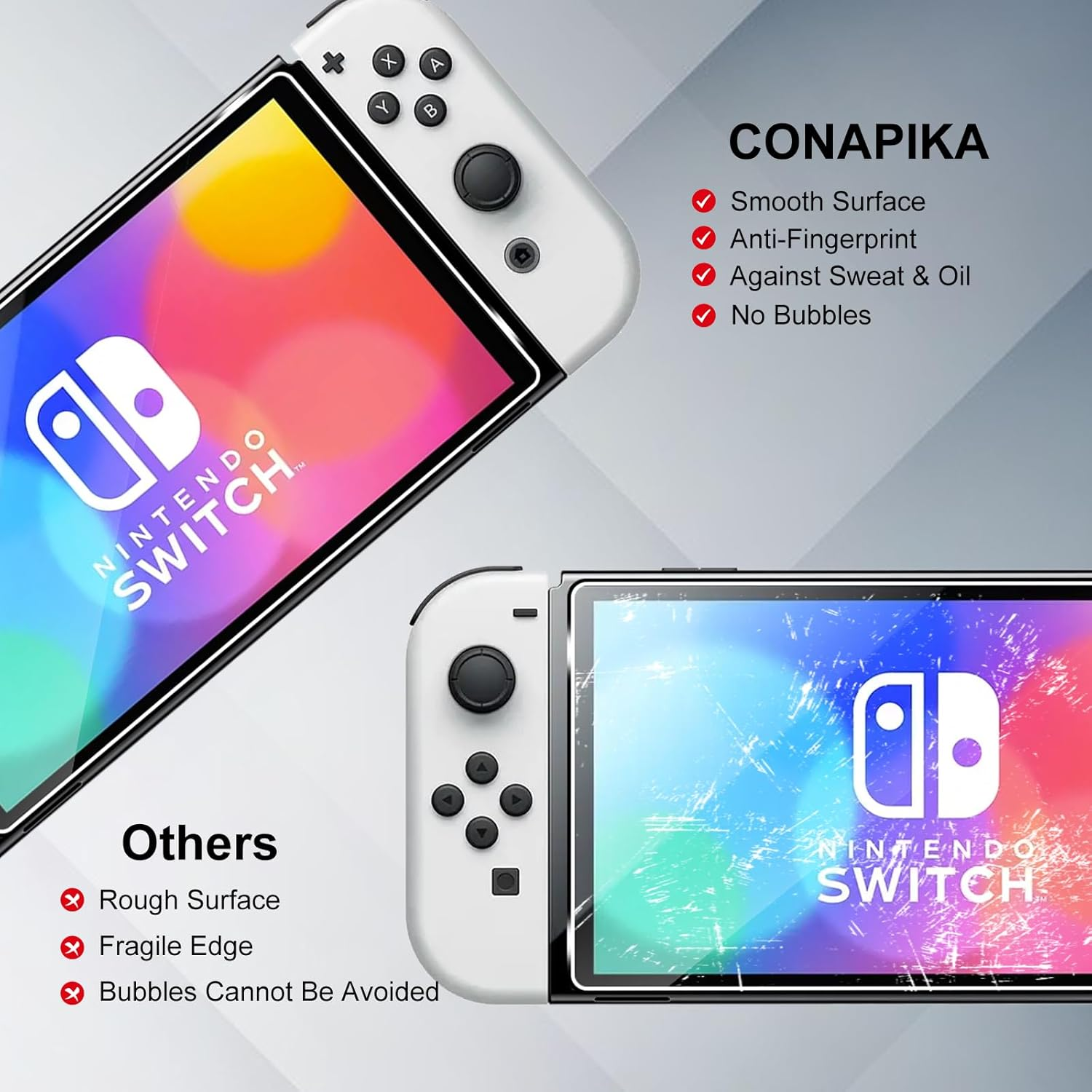 CONAPIKA Screen Protector for Amazfit Active 2, 3 Pack HD Clear Anti-Scratch TPU Protective Film [NOT GLASS] Ultra Crystal Self-Healing Anti-Fingerprint Screen Protector image number 2