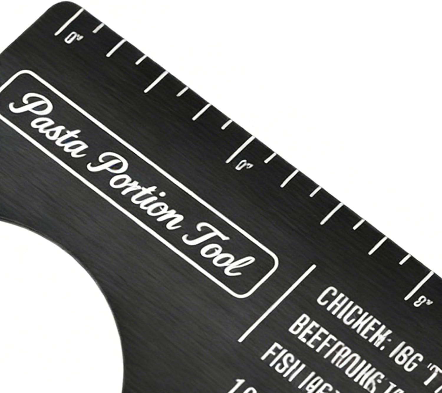 Gungtj Pasta Measuring Tool | Kitchen Noodle Measure Ruler,Pasta Portion Measure Tool - for Meal Prep Restaurant Home Travel Farmhouse Cafe Cooking image number 2