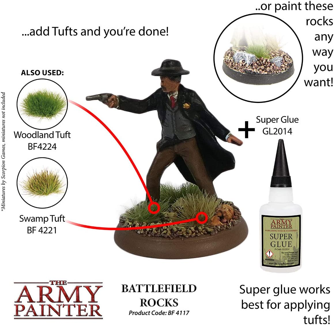 Army Painter Battlefield Rocks Basing image number 1