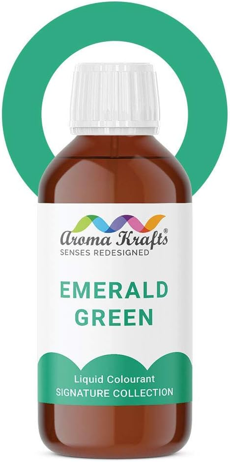 Aromakrafts&reg; Liquid Colour for Melt & Pour Soap & Bath Bomb Making - Emerald Green (30 Ml) image number 1