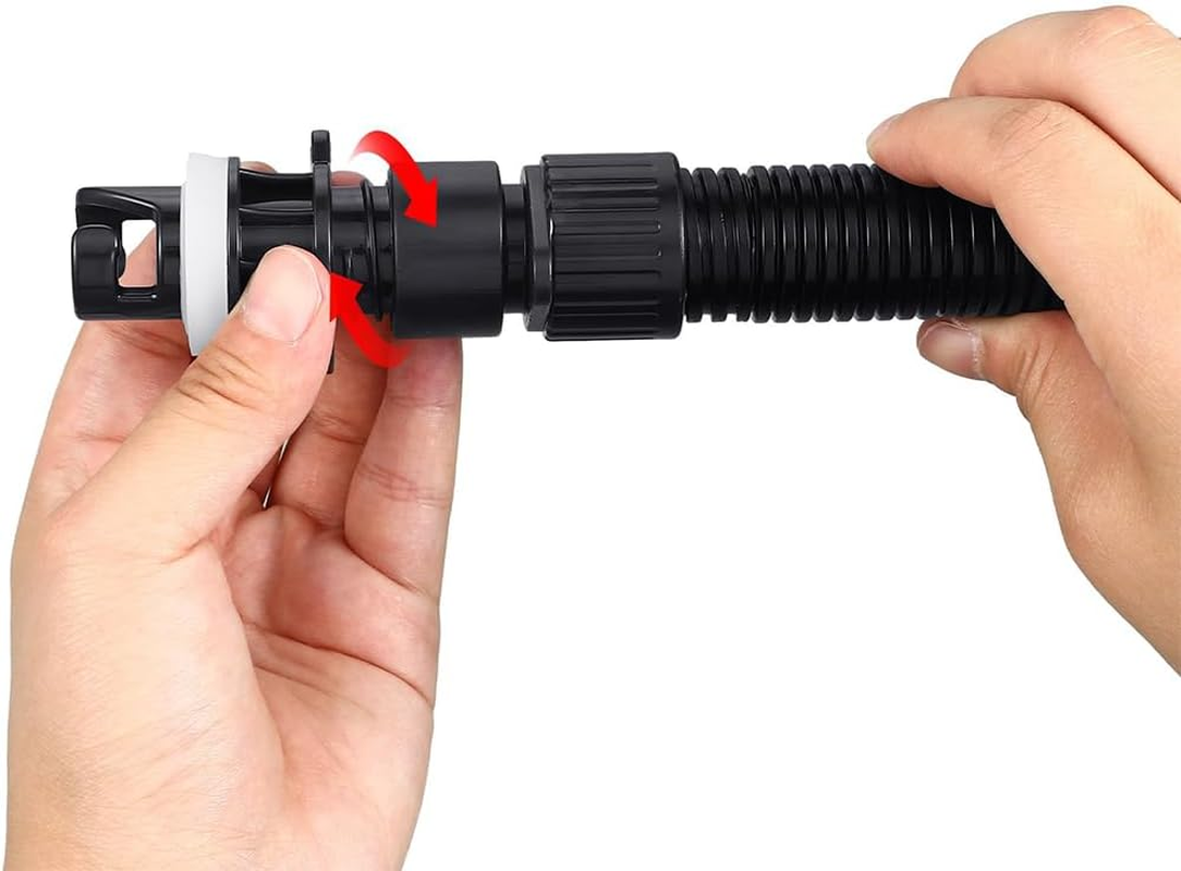 Paddle Board Pump Adapter Set, Sup Air Pump Hose with 7 Nozzles,Electric SUP Pump Replacement Parts, for Rafts, Kayak, Inflatable Paddleboard, Boat, Tent, Pool, Paddle Board Accessories image number 2