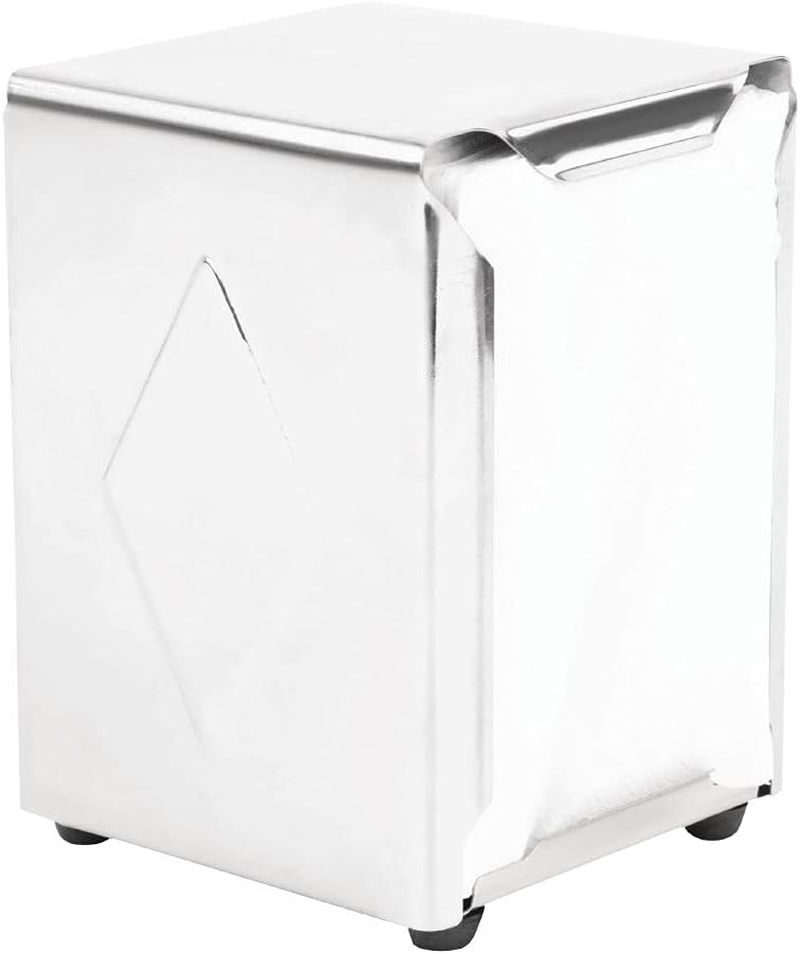 Olympia Napkin Dispenser, 100 Mm X 120 Mm X 140 Mm Size, Silver