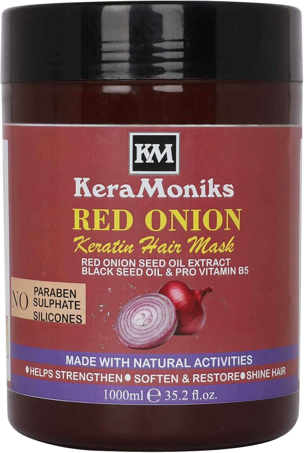 KERAMONIKS RED ONION KERATIN HAIR MASK 1000 ML