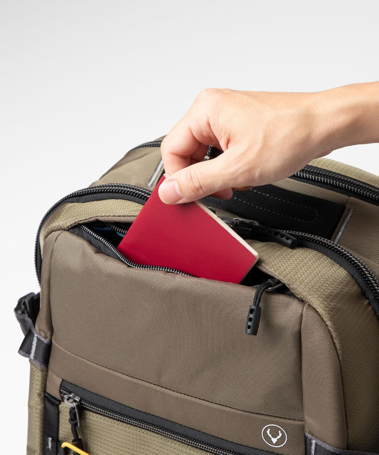 Antler 4705109082 Bamburgh Expandable Backpack Men'S KHAKI One Size, Khaki, Free Size image number 4