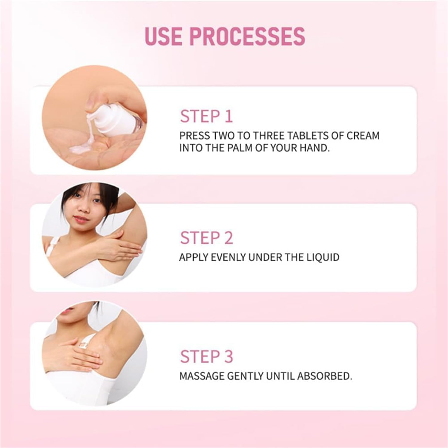 Underarm Spray Deodorant,Multi-Functional Whitening Cream,Brightening Underarm Cream,Underarm Cream&Spray - 1 Set image number 2