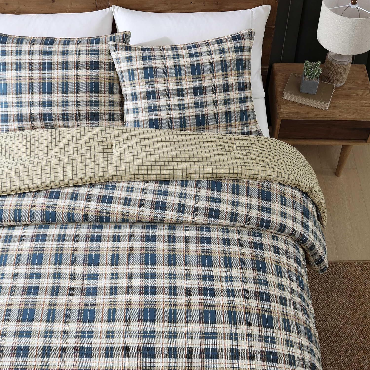 Eddie Bauer Port Gamble Duvet Cover Set, King image number 5