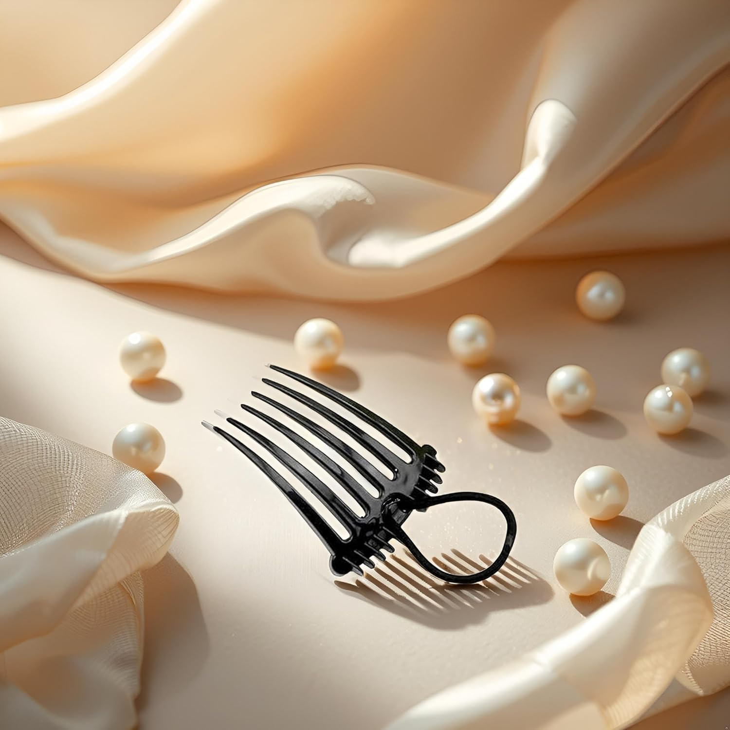 1 X Hair Comb for Plugging, Hair Comb, Fluffy Combs, Ponytails, Fashionable Hair Accessories, Practical and Chic Hairstyles image number 3