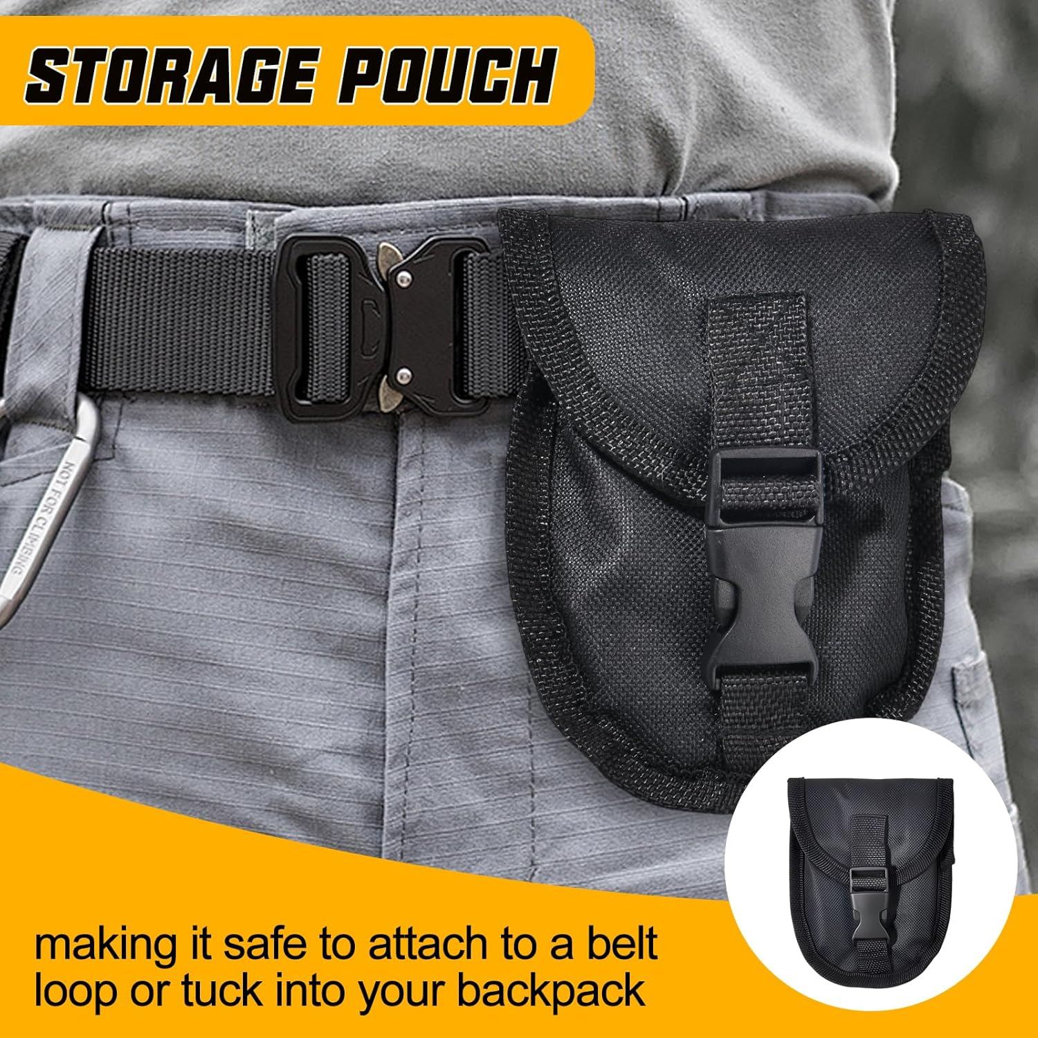 SPEEDWOX Pocket Chainsaw 36 Inch with 48 Teeth Hand Saw Folding Saw Camping Wire Rope Hand Chain with Storage Bag for Camping Hiking