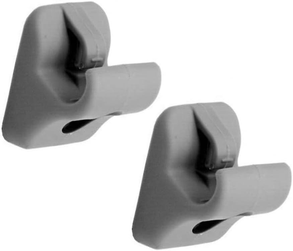 MAX COOL 2X Grey Interior Sun Visor Clips LH/RH Side Sun Visor Retainer Support Hook Clips Replacement Suitable for Hyundai I20 Getz 08-2015 Visor Clip image number 2