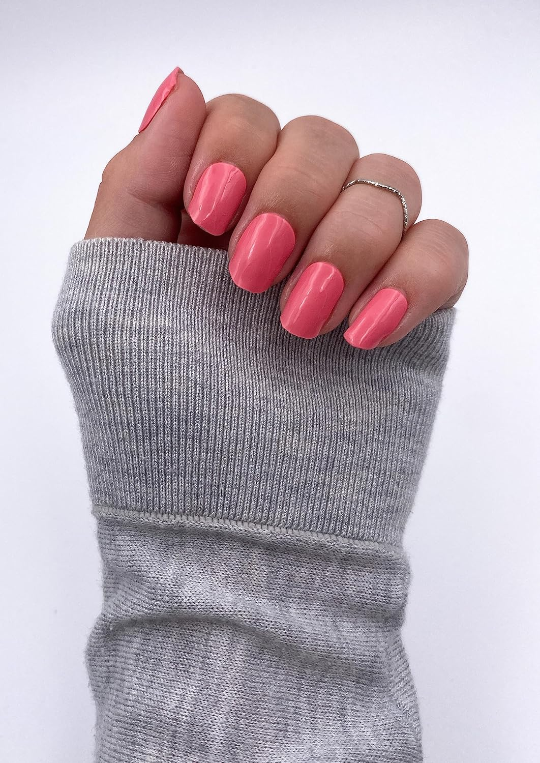 Fairy Nail UV Nail Foils, Self-Adhesive Gel Foils, Semi-Cured, Pack of 20 Nail Wraps, Nail Polish Strips for Sticking, Melon