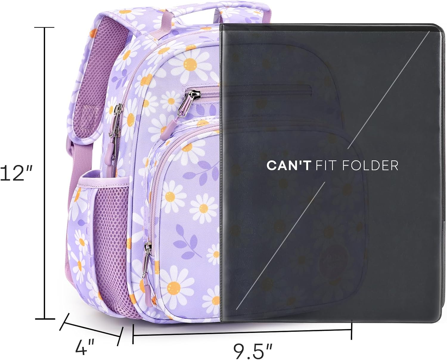 Mibasies Toddler Backpack: Cute Kids Backpacks for Girls Boys - Backpack for Girls Boys image number 6