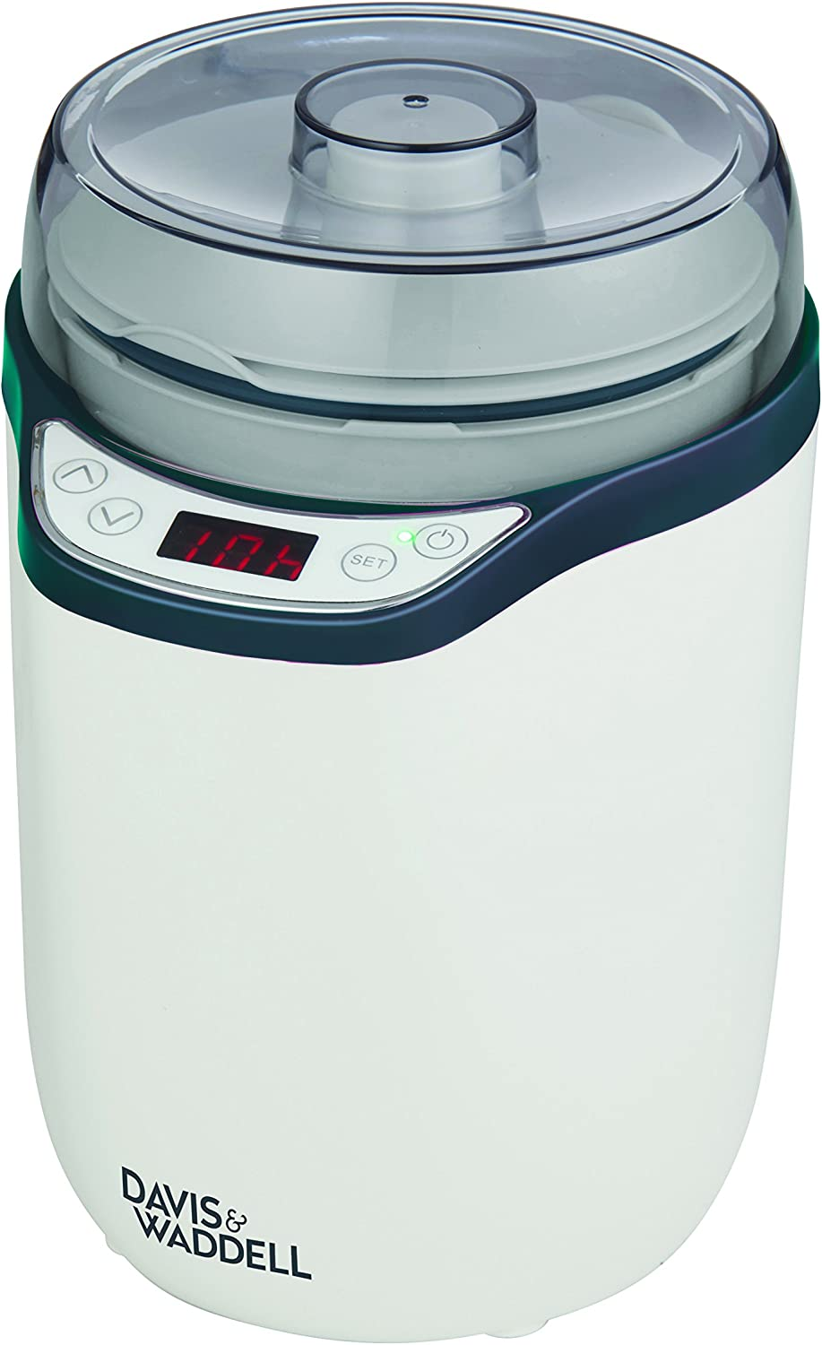 Davis & Waddell Electric Yoghurt Maker/Fermenter 2 in 1, White/Grey image number 2