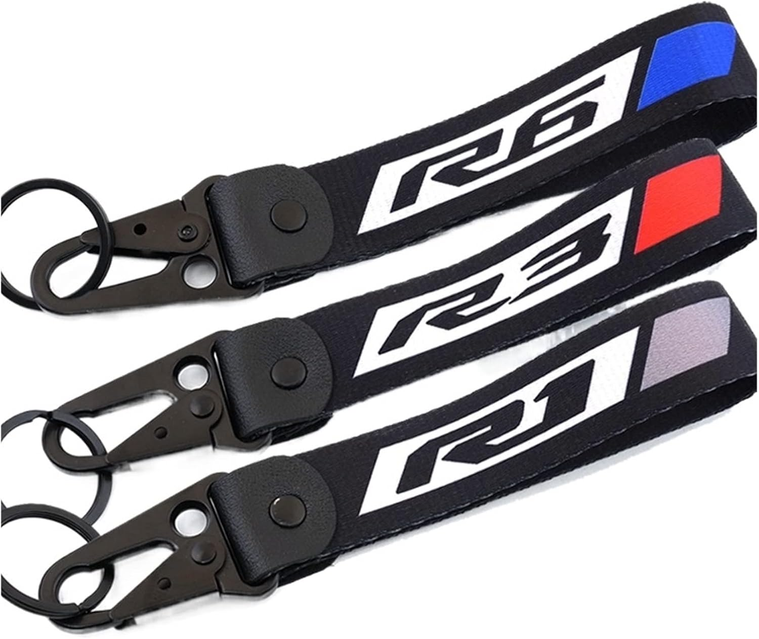 WYJDZSW Keyring Keychain Compatible with Yamaha R1 R6 R3 YZF-R6 2015 Yzf R1 2006 Yzf-R3 All Years Accessories Motorcycle Embroidery Key Ring Chain image number 5