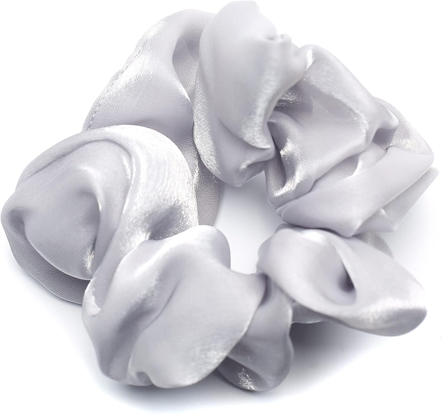 Elastic Hair Scrunchie Hair Band Ponytail Holder Suitable for Everyday Use Travel Party (Blue) - Green image number 4