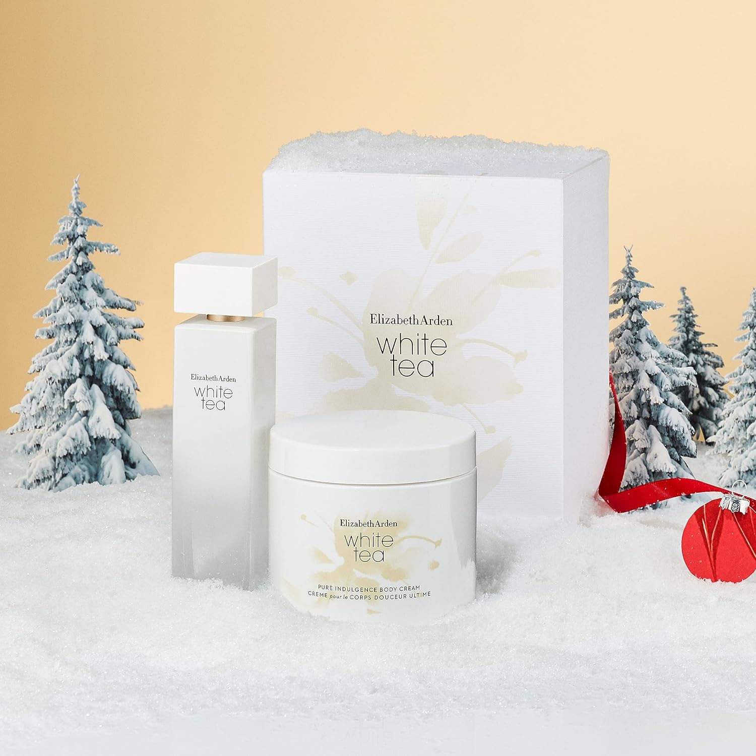 White Tea by Elizabeth Arden for Women - 2 Pc Gift Set 3.3Oz EDT Spray, 13.5Oz Body Cream image number 1